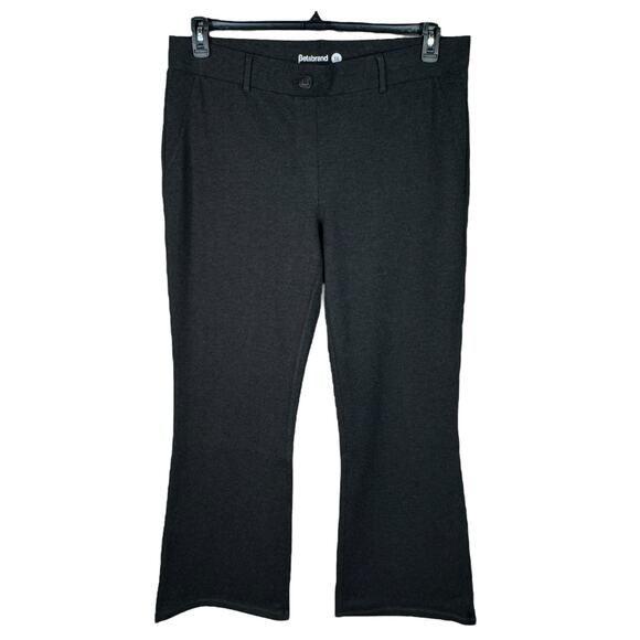 Betabrand 1X-Large Bootcut Classic Dress Yoga Pants Pull-On Ponte Gray Charcoal - Picture 1 of 6